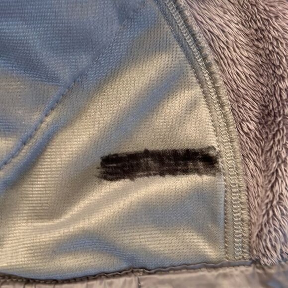 THE NORTH FACE OSO HOODIE GIRLS size large 14/16 grey with bright pink accents - Picture 15 of 15